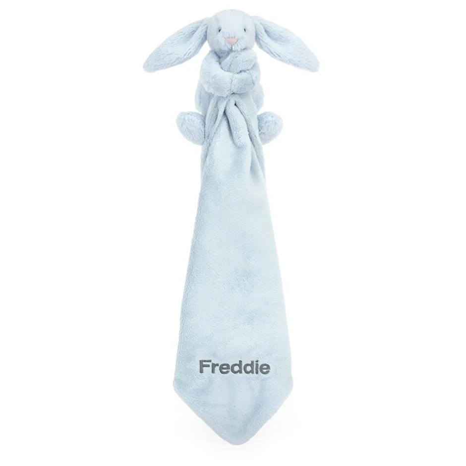 Jellycat Personalised Bashful Blue Bunny Soother< Bashful Bunnies|All Bashfuls