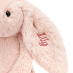 Jellycat Personalised Bashful Blush Bunny Medium< All Soft Toys|Bashful Bunnies