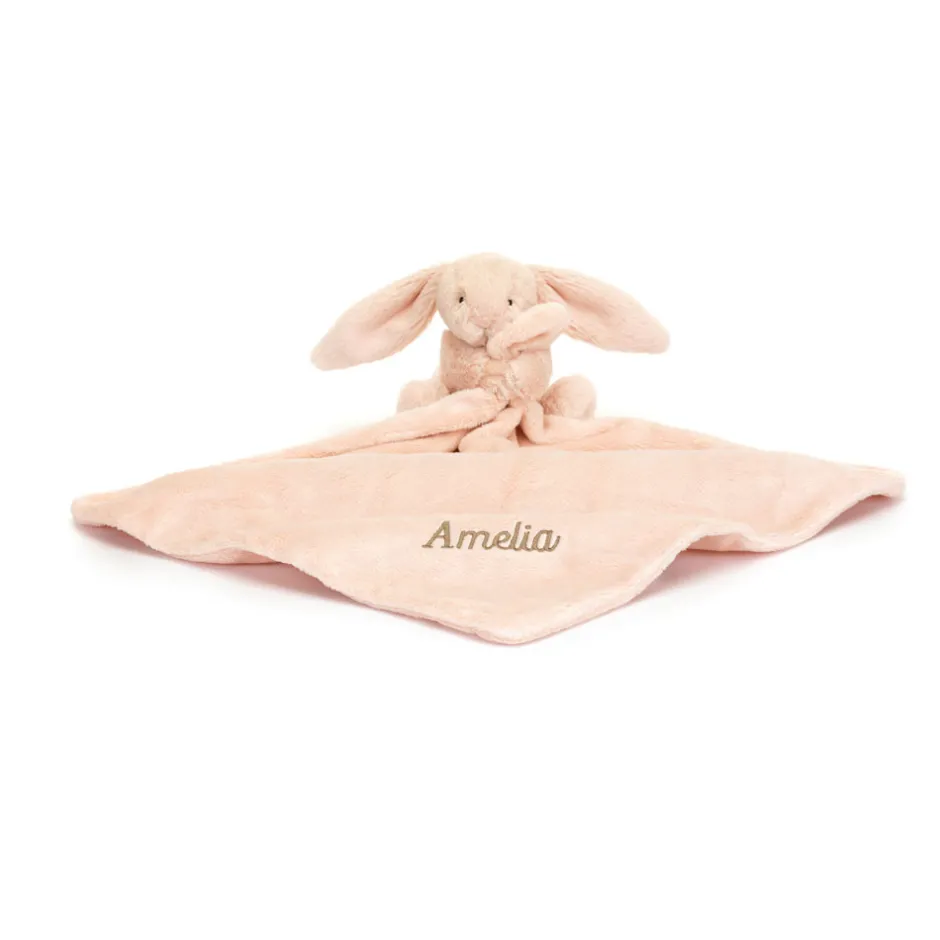 Jellycat Personalised Bashful Blush Bunny Soother< Bashful Bunnies|All Bashfuls