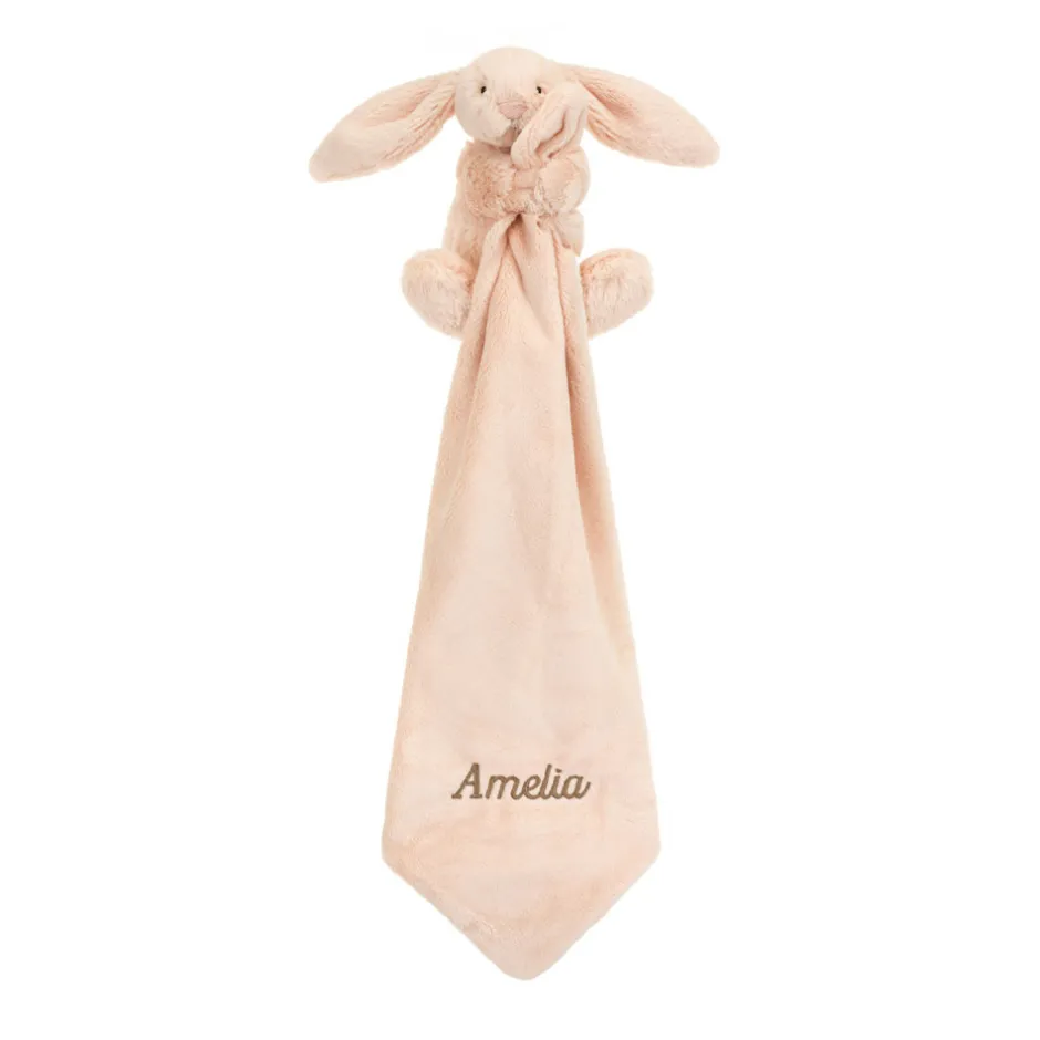 Jellycat Personalised Bashful Blush Bunny Soother< Bashful Bunnies|All Bashfuls