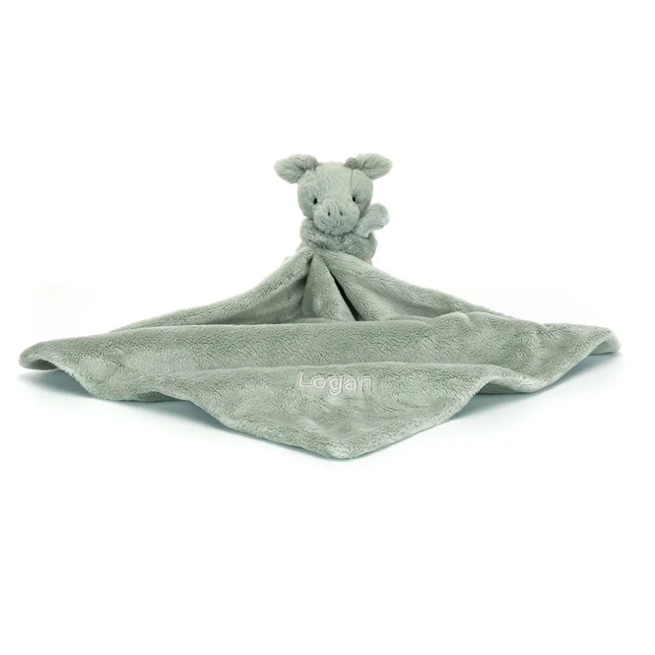 Jellycat Personalised Bashful Dragon Soother< All Bashfuls|View All