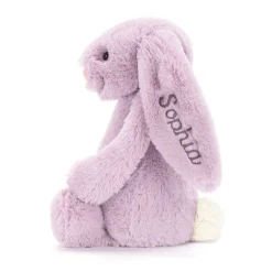Jellycat Personalised Bashful Lilac Bunny Medium< All Soft Toys|Bashful Bunnies
