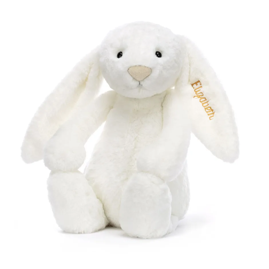 Jellycat Personalised Bashful Luxe Bunny Luna Huge< All Soft Toys|Bashful Bunnies