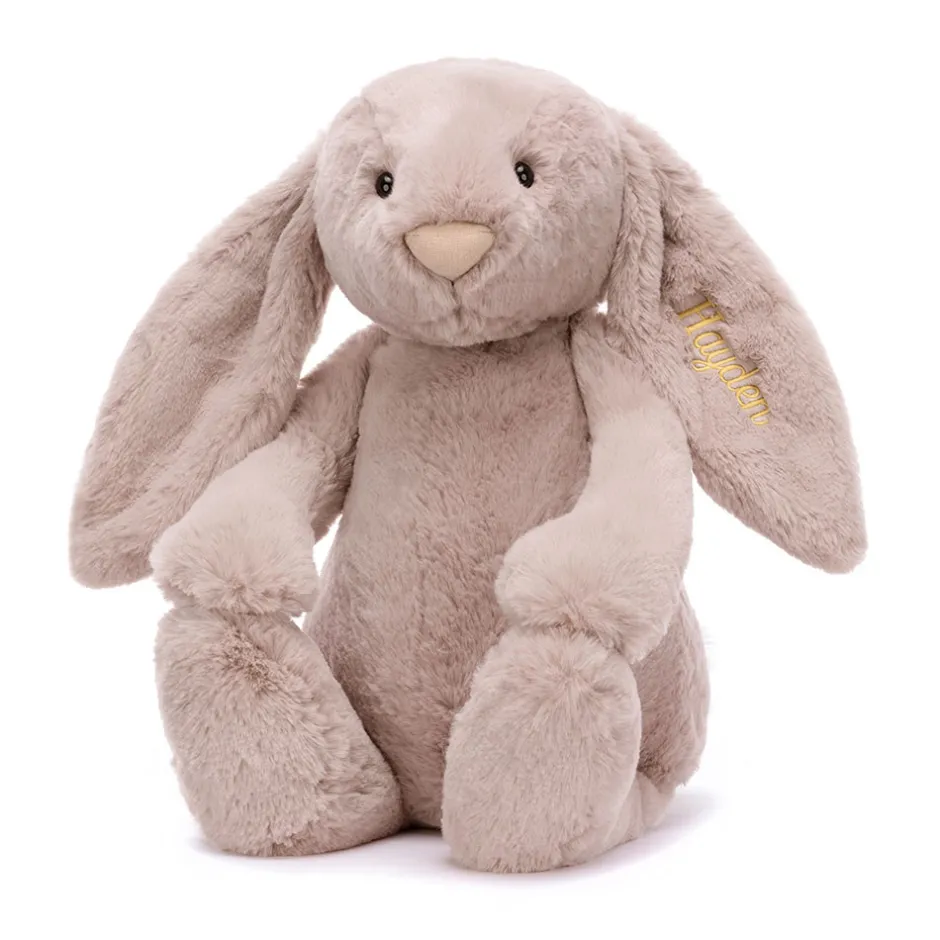 Jellycat Personalised Bashful Luxe Bunny Rosa Huge< All Soft Toys|Bashful Bunnies