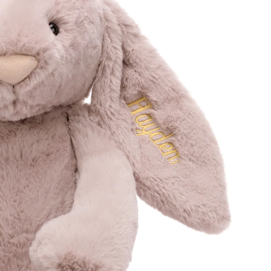 Jellycat Personalised Bashful Luxe Bunny Rosa Huge< All Soft Toys|Bashful Bunnies