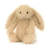 Jellycat Personalised Bashful Luxe Bunny Curly Original< All Soft Toys|View All