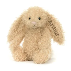 Jellycat Personalised Bashful Luxe Bunny Curly Original< All Soft Toys|View All
