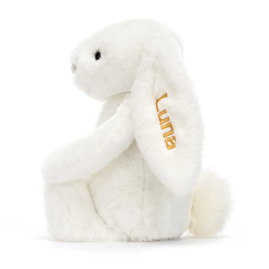 Jellycat Personalised Bashful Luxe Bunny Luna Medium< All Soft Toys|Bashful Bunnies