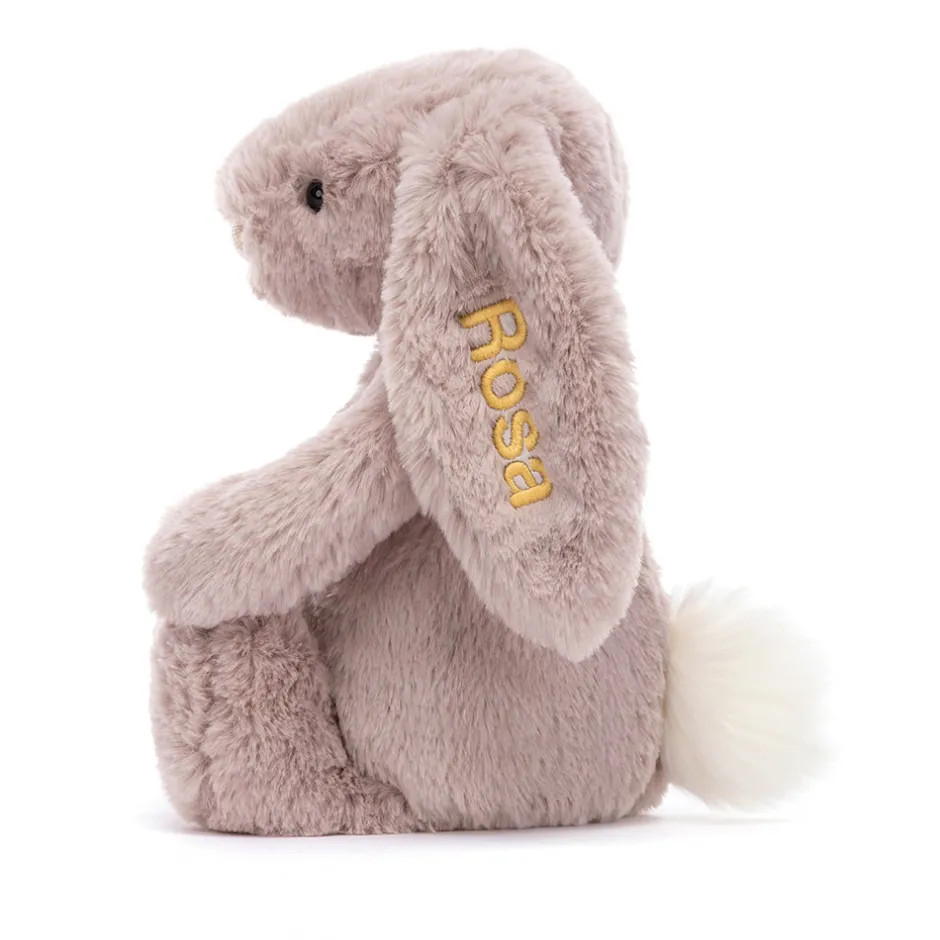 Jellycat Personalised Bashful Luxe Bunny Rosa Medium< All Soft Toys|Bashful Bunnies