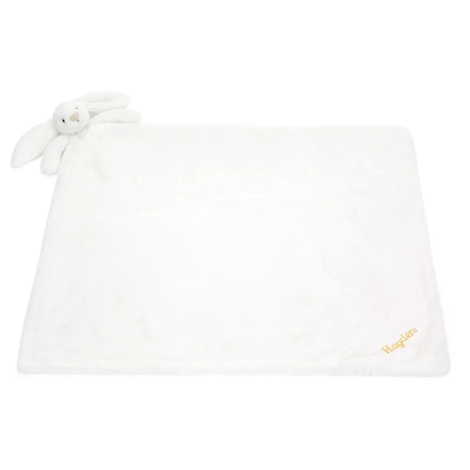 Jellycat Personalised Bashful Luxe Bunny Luna Blankie< Bashful Bunnies|All Bashfuls