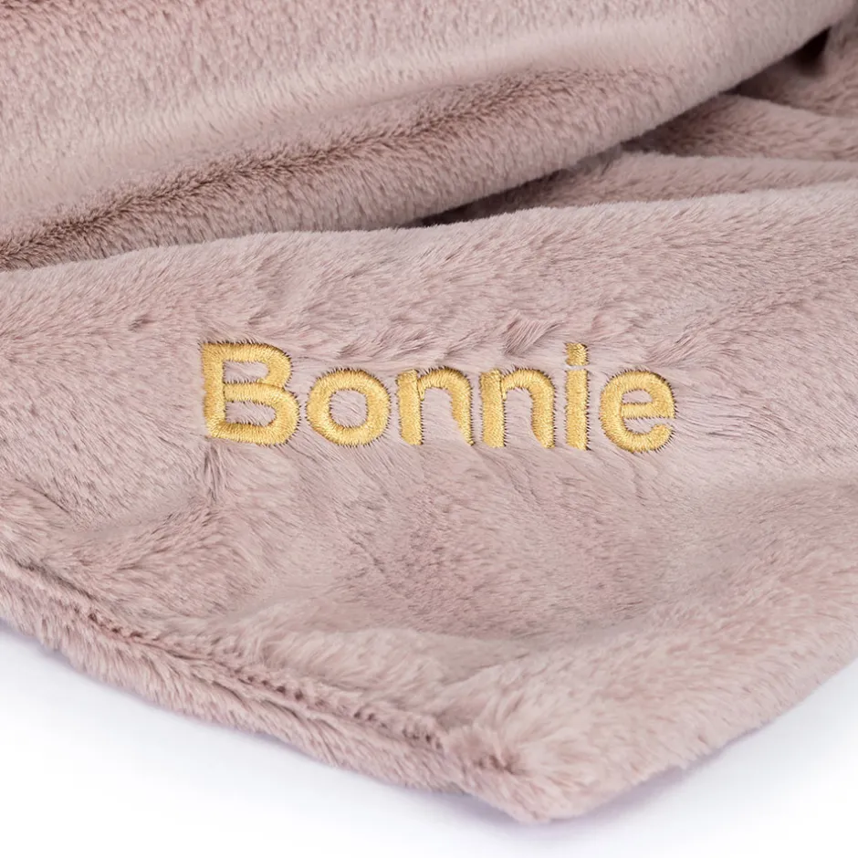 Jellycat Personalised Bashful Luxe Bunny Rosa Blankie< Bashful Bunnies|All Bashfuls