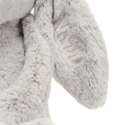 Jellycat Personalised Bashful Silver Bunny Huge< All Soft Toys|Bashful Bunnies