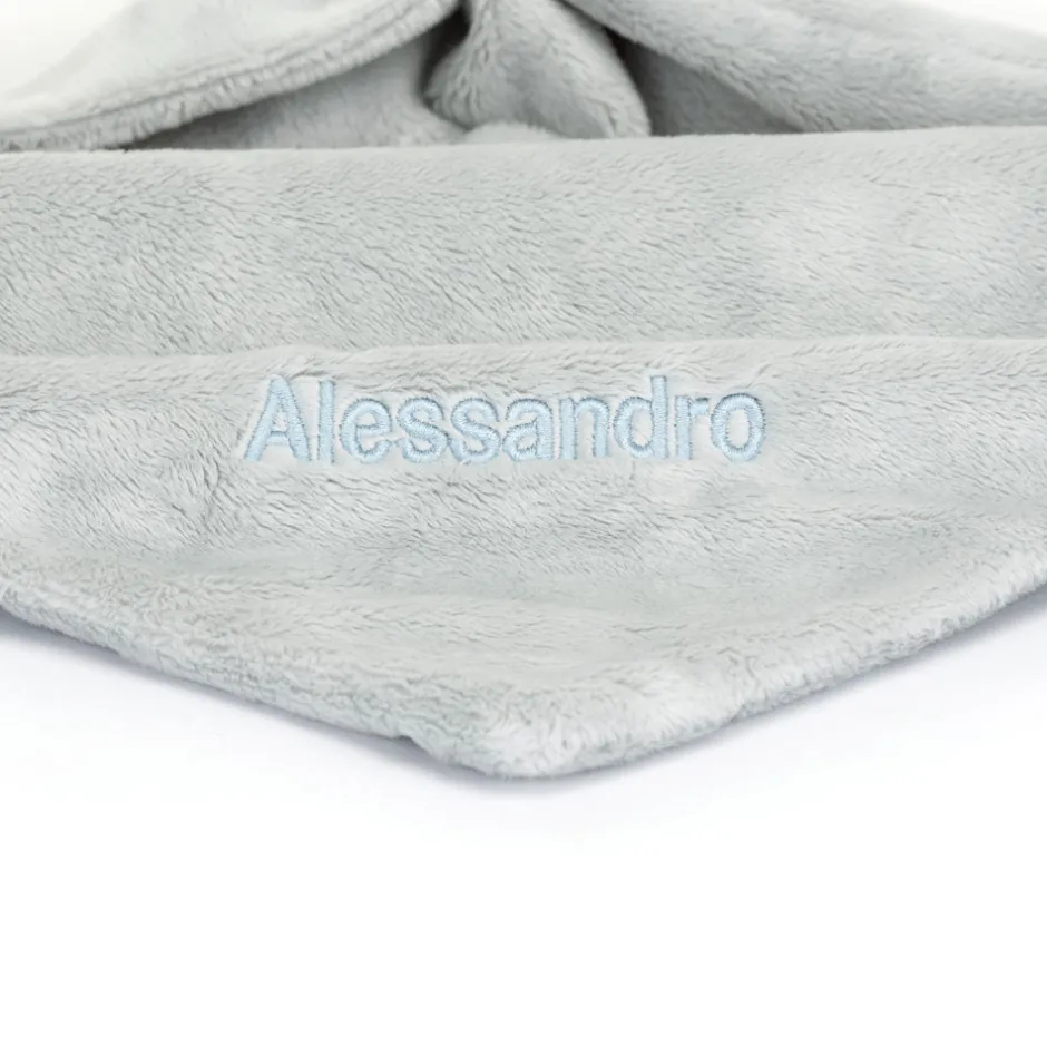 Jellycat Personalised Bashful Silver Bunny Soother< Bashful Bunnies|All Bashfuls