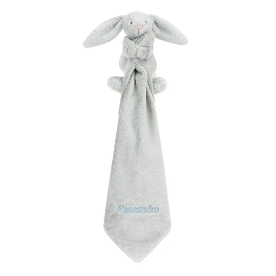 Jellycat Personalised Bashful Silver Bunny Soother< Bashful Bunnies|All Bashfuls