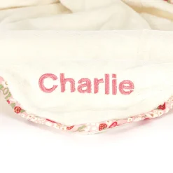 Jellycat Personalised Blossom Cream Bunny 'Berry' Soother< Bashful Bunnies|All Bashfuls