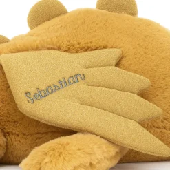 Jellycat Personalised Golden Dragon Huge< All Soft Toys|View All
