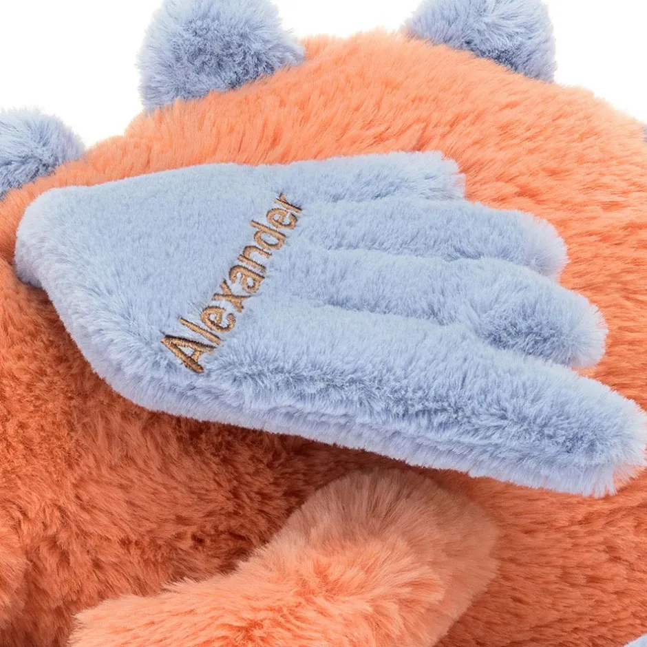 Jellycat Personalised Persimmon Dragon Huge< All Soft Toys|Spring & Summer