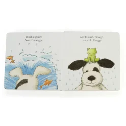 Jellycat Puppy Makes Mischief Book and Bashful Puppy Medium< All Soft Toys|View All