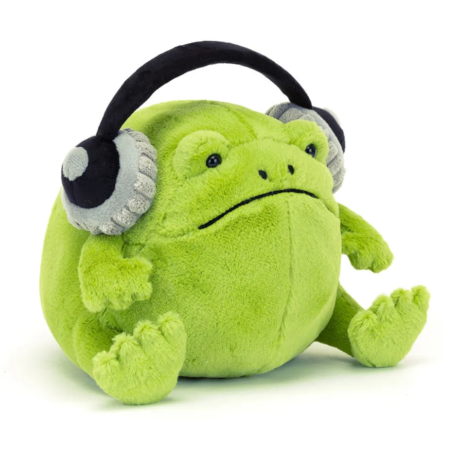 Jellycat Ricky Rain Frog Headphones< Best Sellers|All Soft Toys