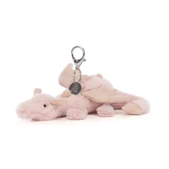 Jellycat Rose Dragon Bag Charm< Best Sellers|View All