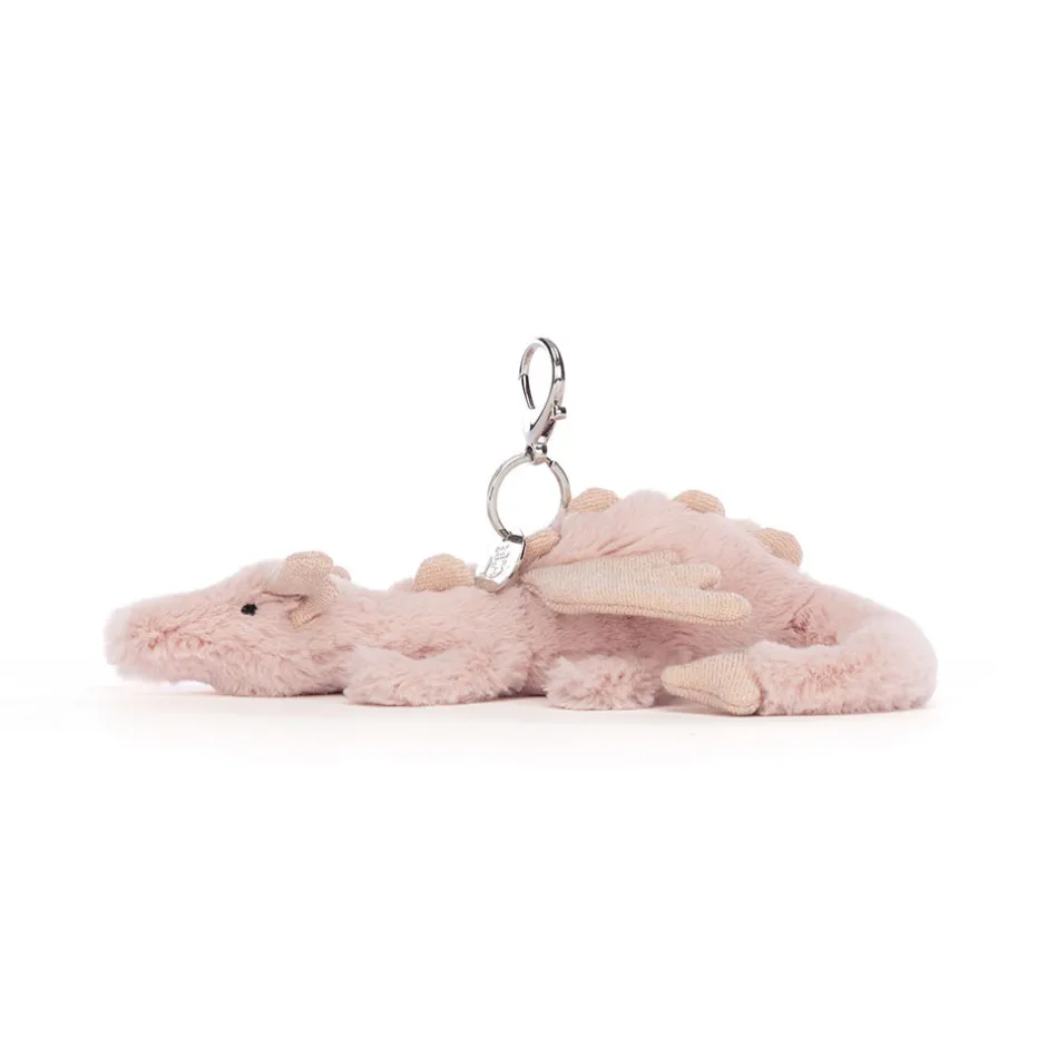 Jellycat Rose Dragon Bag Charm< Best Sellers|View All