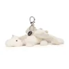 Jellycat Snow Dragon Bag Charm< Best Sellers|View All