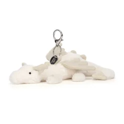 Jellycat Snow Dragon Bag Charm< Best Sellers|View All