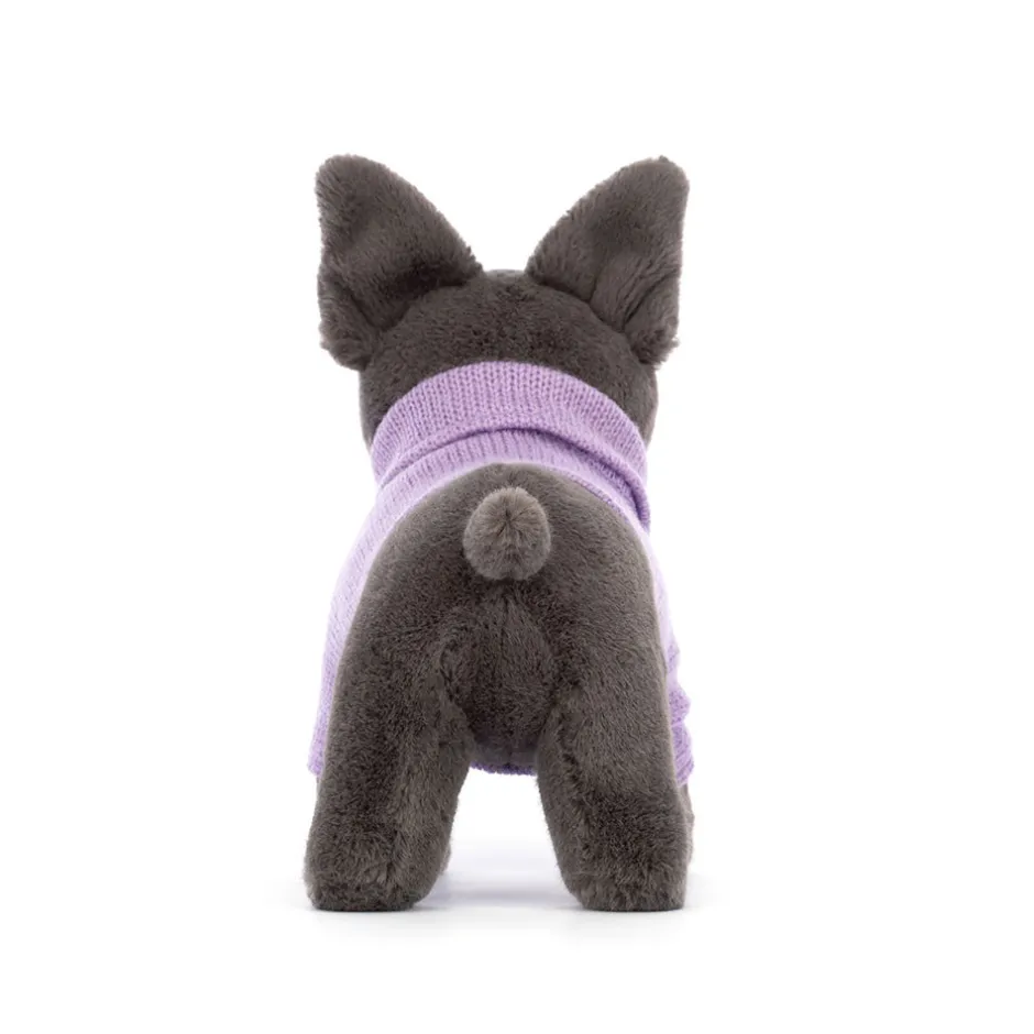 Jellycat Sweater French Bulldog Purple< All Soft Toys|View All