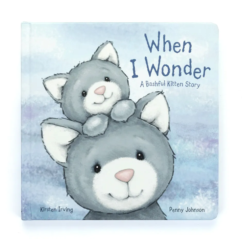 Jellycat When I Wonder Book and Bashful Grey Kitty Medium< All Soft Toys|View All